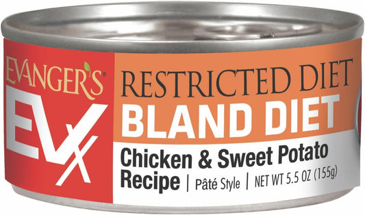 Evanger's EVX Restricted Diet: Bland Diet Canned Cat Food - 24, 5.5 oz Cans