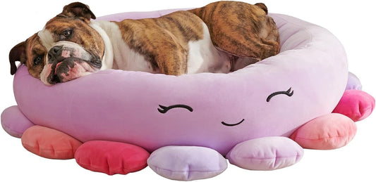 Squishmallows  Beula Octopus Pet Bed - Ultrasoft Official Squishmallows Plush Pet Bed