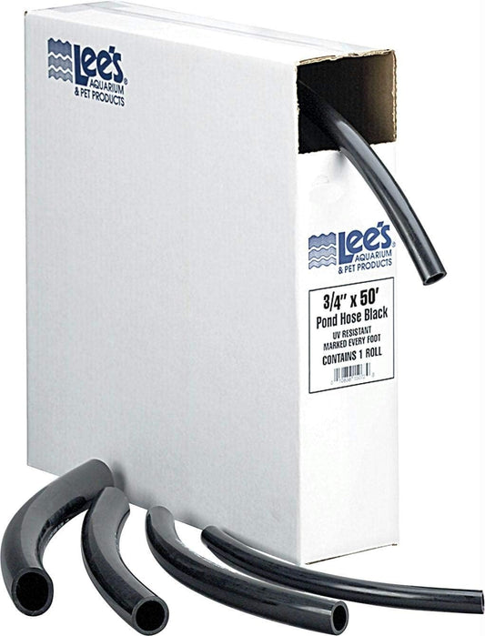 Lee's Pet Products ALE15082 Pond Tubing for Aquarium, 1.25 by 50-Feet, Black