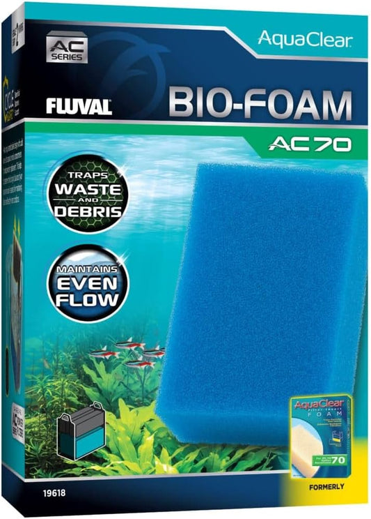 Fluval - Bio-Foam for AC70 Power Filter – Foam Construction for Use in Freshwater & Saltwater Aquariums