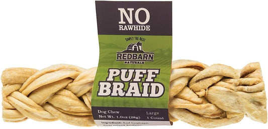 Redbarn Puff Braid Large Dog Treat large