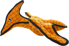 TUFFY - World's Tuffest Soft Dog Toy - Dinosaur Pteradactyl- NO Squeakers - Multiple Layers. Made Durable, Strong & Tough. Interactive Play (Tug, Toss & Fetch). Machine Washable & Floats