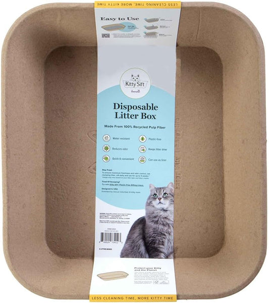 Kitty Sift Disposable Cat Litter Box - Jumbo