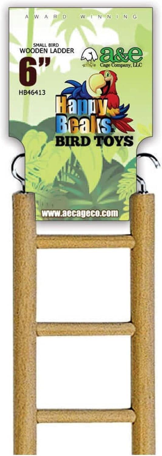 A&E Cage Comp Ladder Hbk Wood