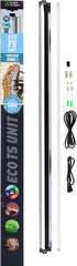 Eco T5 High Output Lighting Kit - Dual Reflector Fixture & Ferguson Zone 1 Lamp 2.4% - Full Spectrum UVA & UVB Amphibian & Reptile Lighting