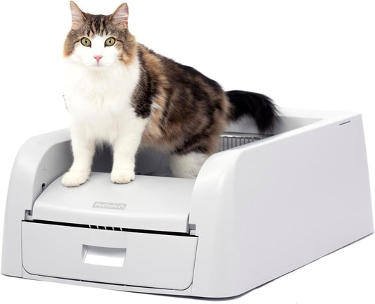PetSafe ScoopFree Clumping Automatic Litter Box for Clumping Litter, Self Cleaning Cat Litter Box for Single or Multiple Cats, Effective Odor Control, Easy Maintenance