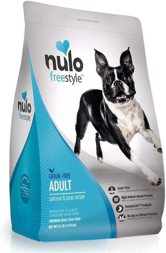 Nulo Grain Free Dog Food: All Natural Adult Dry Pet Food For Large And Small Breed Dogs Salmon