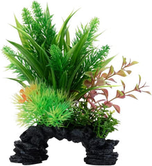 Fluval Aqualife Ludwigia/Sagittarius Mix, Plastic Aquarium Plant Decoration