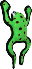TUFFY - World's Tuffest Soft Dog Toy - Desert Phrog Leaping - Squeakers - Multiple Layers. Made Durable, Strong & Tough. Interactive Play (Tug, Toss & Fetch). Machine Washable & Floats