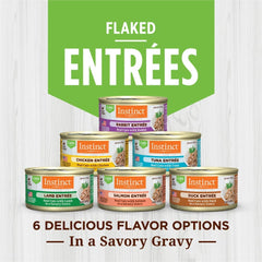Instinct Flaked Entrée Wet Canned Cat Food - Lamb