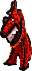 TUFFY - World's Tuffest Soft Dog Toy - Dinosaur Destructosaurus - Multiple Layers. Made Durable, Strong & Tough. Interactive Play (Tug, Toss & Fetch). Machine Washable & Floats.