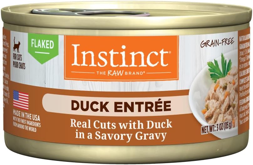 Instinct Flaked Entrée Wet Canned Cat Food Duck