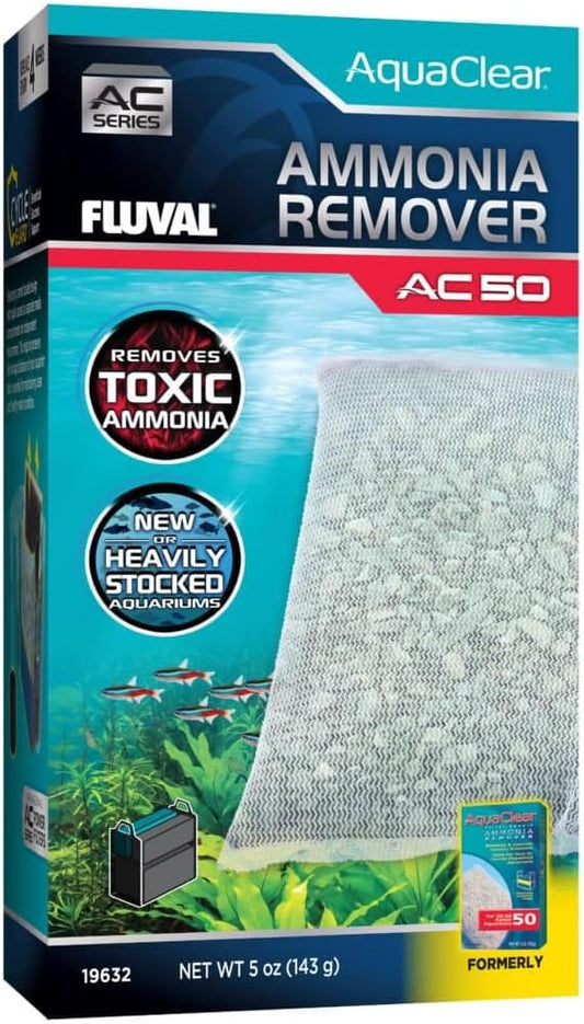 Fluval - Ammonia Remover for AC50 Power Filter, 5 oz / 143 g – for Use in Freshwater Aquariums