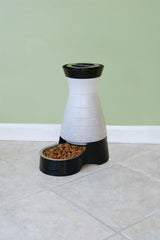 PetSafe Healthy Pet Food Station - Automatic Indoor Gravity Cat & Dog Feeder - Space-Saving Self Feeder - Easy to Clean -