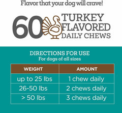Triple Action Calming Sniffer Chews for Dogs, 60 Piece (008086)