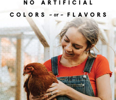 Manna Pro Chicken Feed, 16% Protein Layer Crumbles with Probiotics for Digestive Health, Complete Feed for Laying Hens to Support Egg Production, Nutrient-Rich Chicken Food, Made in USA, 8 lb Bag