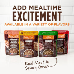 Instinct Healthy Cravings Natural Wet Dog Food Topper, Grain Free Recipe - Real Lamb