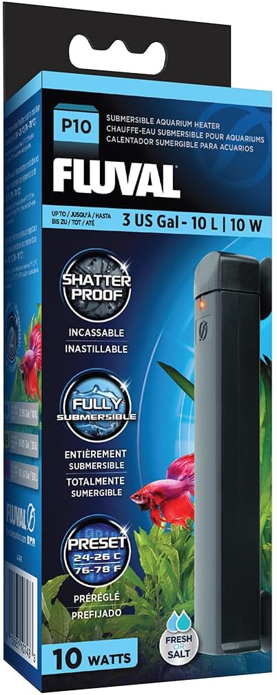 Fluval P10 Submersible Aquarium Heater