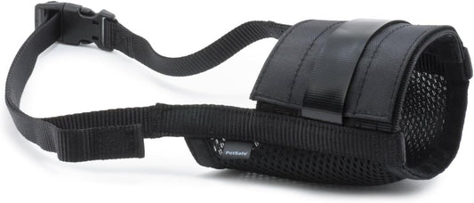 PetSafe Dog Muzzle - Comfortable Padding - Adjustable Sizing - Prevents Biting - Allows Room to Pant - Perfect for Visits to The Vet or Groomer