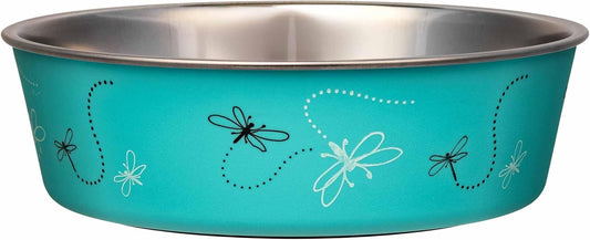 Loving Pets Bella Dog Bowls- Stainless Steel Dog & Cat Bowls - Spill Proof Dog Food Bowl, Cat Bowl, Puppy Essentials & Pet Supplies Great for Home & Travel