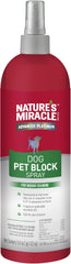 Nature's Miracle Advanced Platinum Dog Pet Block Repellent Spray 16 Fl Oz