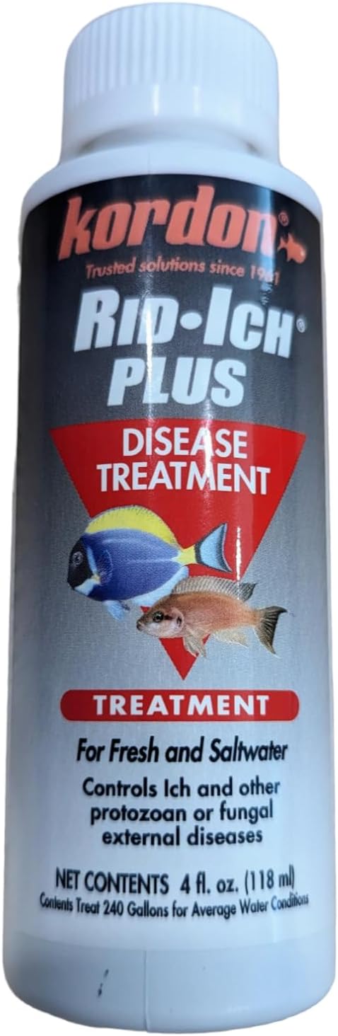 Kordon #37644 Rid Ich- Disease Treatment for Aquarium, 4-Ounce, Black