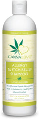 CannaLove Allergy & Itch Relief Shampoo - Soothes Topical Irritation - 16 Fl Oz