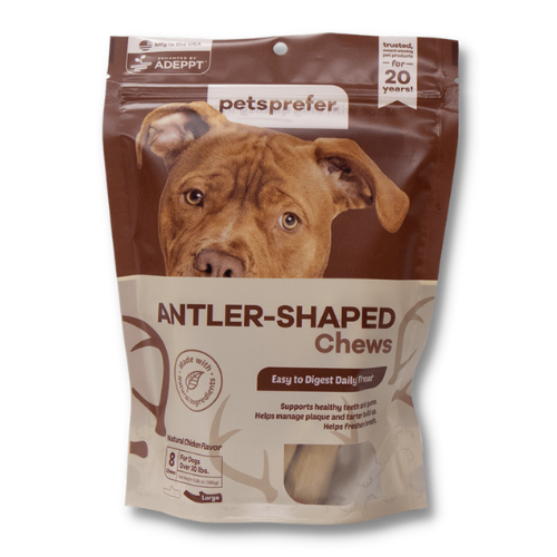 PetsPrefer® Antler Treats - Large Dog 8ct