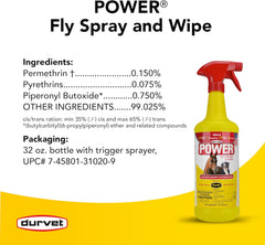 POWER® Fly Spray &amp; Wipe – Citronella Scented Insect Control