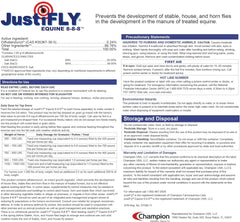 JustiFLY® Equine 8-8-8™ Top Dress – Long-Lasting Fly Control for Horses