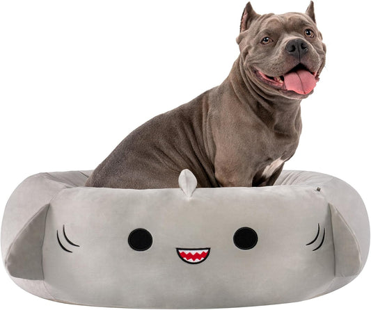 Squishmallows  Gordon Shark Pet Bed - Ultrasoft Official Squishmallows Plush Pet Bed