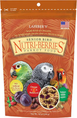 LAFEBER'S Senior Bird Nutri-Berries Pet Bird Food, Made with Non-GMO and Human-Grade Ingredients,  10 oz