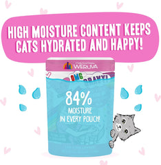 Weruva B.F.F. OMG - Best Feline Friend Oh My Gravy!, Tuna & Duck Devour Me with Tuna & Duck in Gravy Cat Food