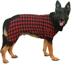 Fashion Pet BUFFALO PLAID PJ'S Dog pajamas RED