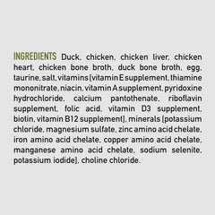 ORIJEN Duck and Chicken Entree in Bone Broth Wet Cat Food, WholePrey Ingredients