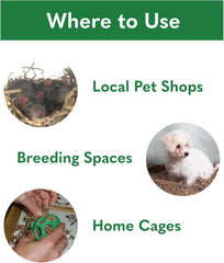 Fibercore ECO BEDDING 99% Dust Free Paper Bedding for Small Pets and Birds, Odor Control