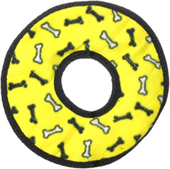 TUFFY - World's Tuffest Soft Dog Toy - NO STUFF Ring - Squeakers - Multiple Layers. Made Durable, Strong & Tough. Interactive Play (Tug, Toss & Fetch). Machine Washable & Floats