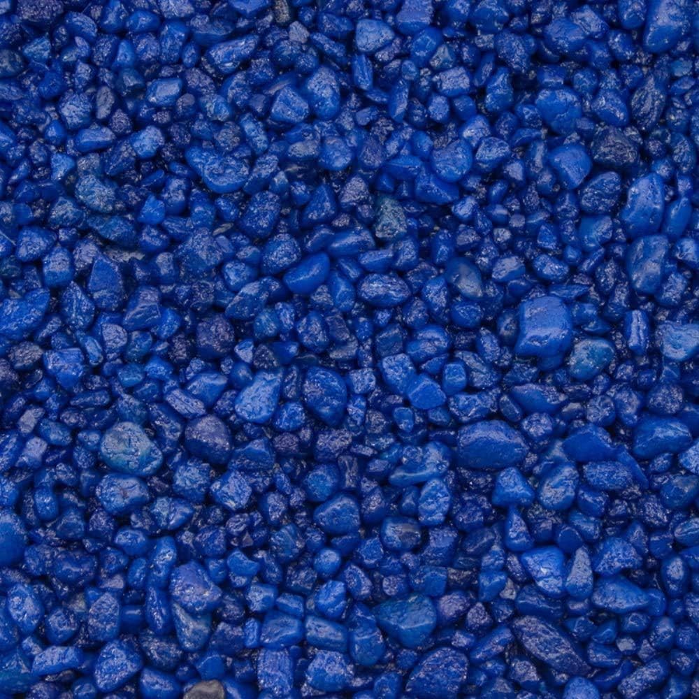 Estes Spectrastone Special Blue Aquarium Gravel for Freshwater Aquariums, 25-Pound Bag