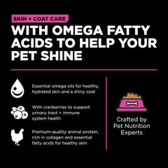 Go! Solutions Skin + Coat Care, Dry Cat Food, Chicken Recipe with Grains, 3 lb Bag