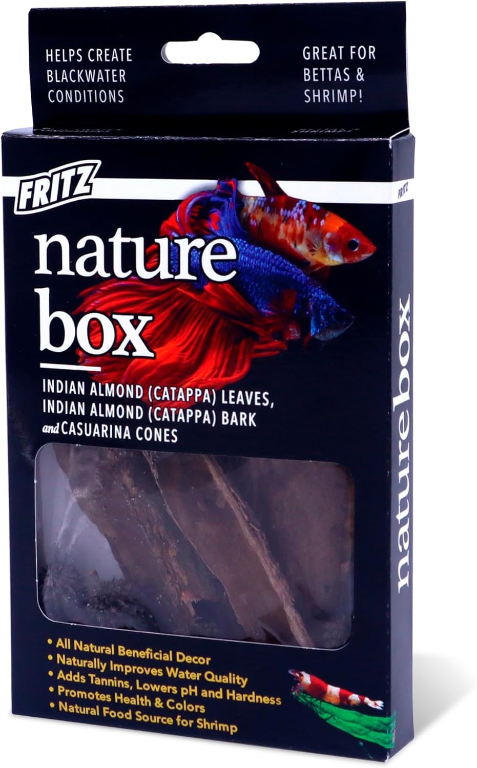 Fritz Aquatics Betta Botanicals for Betta and Community Fish Aquariums (Nature Box)