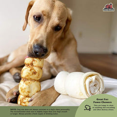 Redbarn All-Natural Beef Cheek Rolls for Dogs, Grain-Free Cow Cheeks are Naturally Rich in Collagen(Chicken & Carrot)