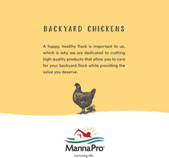 Manna Pro Chicken Grit with Probiotics – Crushed Granite Grit for Backyard Chickens, Supports Healthy Digestion and Gizzard Function, Ideal for Laying Hens and Small Flocks, 5 lb Bag