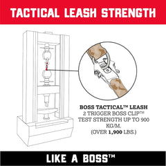 Boss Dog Tactical Leash, Teal
