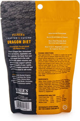 Fluker's Crafted Cuisine Diet, Juvenile Bearded Dragon and Omnivorous Reptile Food, Made with Crickets, Mealworms, Real Fruits & Veggies 6.75 oz