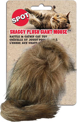 Spot® Ethical Pet Shagy Plush Giant Mouse 4.5"