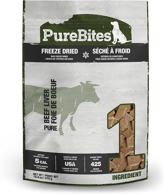 PureBites Freeze Dried Beef Liver Dog Treats