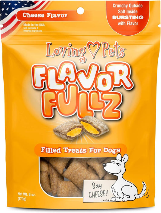 Loving Pets Flavorfullz Filled Treats for Dogs, Cheese