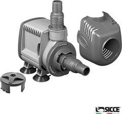 SICCE Syncra Silent 4.0 Multifunction 951 GPH Submersible Water Pump | Italian Made 85W Ultra Quiet Durable Aquarium Fish Tank, Fountain, Pond, Hydroponics, Terrarium Black | Freshwater & Saltwater