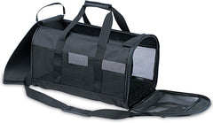 Petmate Soft-Sided Kennel Cab Pet Carrier, Black, For Dogs and Cats