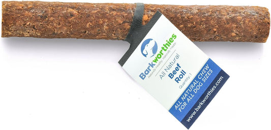 Barkworthies Beef Sausage Rolls Treat 6 in, 3 ct